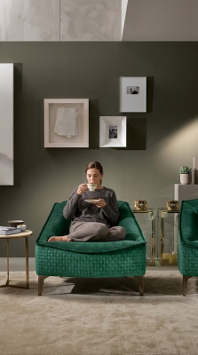 Luxury Furniture Design Armchair Classic Modern Design Armchair Textile Living Room New