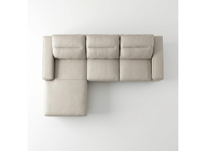 Design corner sofa L-shape couch upholstery leather sofas luxury living room sofa