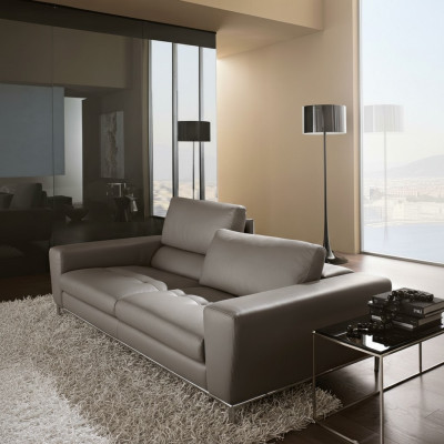 Leader three-seater luxury sofa 3 seat sofas seating design couch furniture gray Prianera