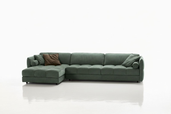 Sectional sofa textile sofa upholstery corner modern couch living room L-shape design
