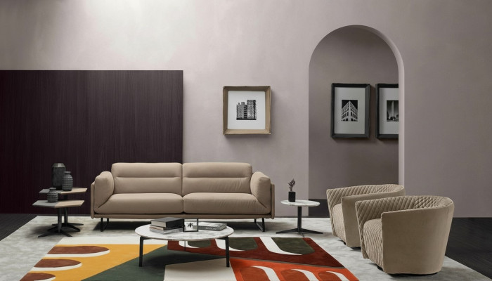 Upholstered Sofa Set Leather Sofa Italian Furniture Sofa Prianera