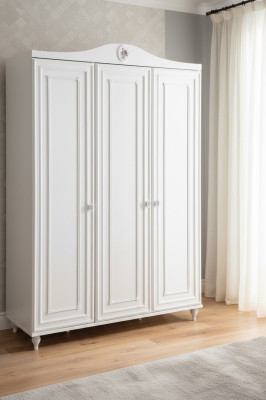 Wardrobe Designer Cabinet Noble Wood Luxury Children's Room 140cm