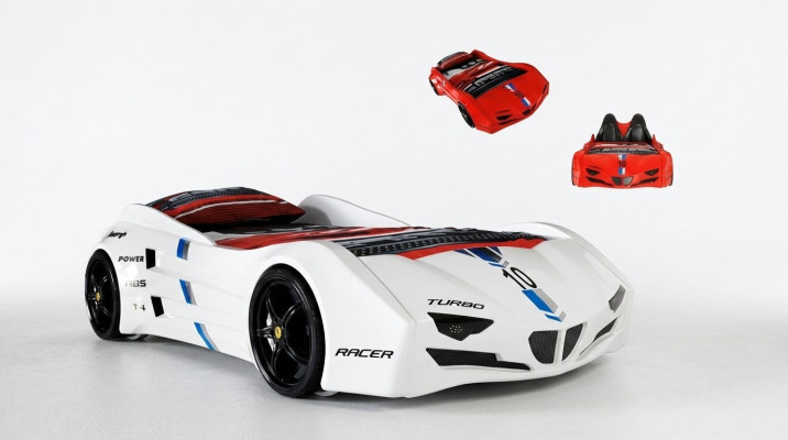 Race car bed with mattress car bed children's room beds furniture new