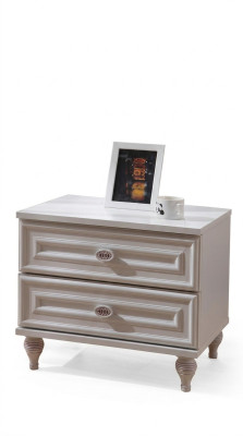Design nightstand side table console white tables furniture wood new