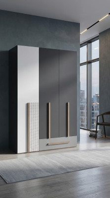 Wardrobe Modern Style Cabinets Shelf Wardrobe Youth Room Wood