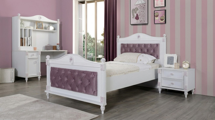 Bed bed frame youth room children's room modern wood beds new