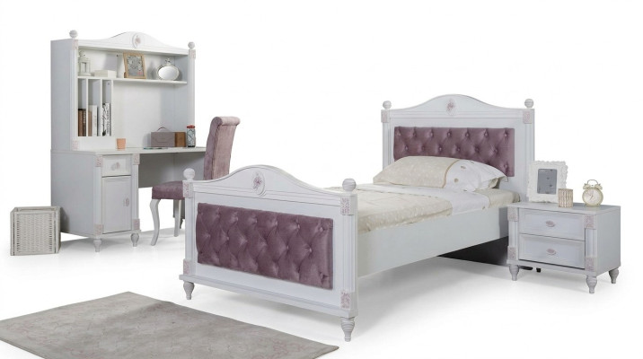 Bed bed frame youth room children's room modern wood beds new