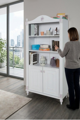 Bookshelf bookshelf youth room wood furniture shelves white shelf