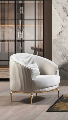 Luxury single-seater armchair couch upholstered furniture relax club designer sofa