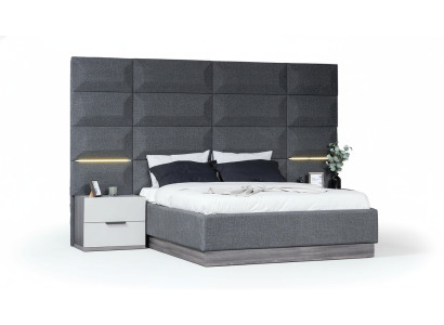 Bed double bed beds furniture furnish new furniture design high gloss bedroom