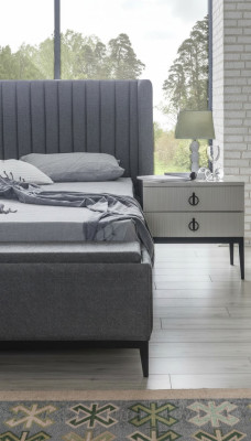 Design console 2x bedside tables side tables bedroom wood consoles new