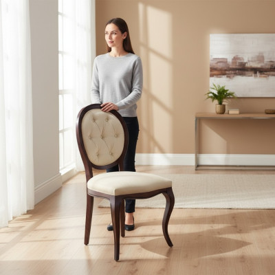 Chairs Dining Room Chair Luxury Armchair Chesterfield Furniture Wooden Chair