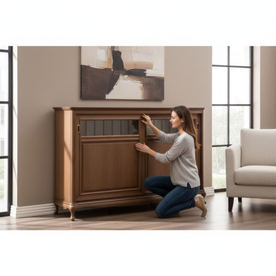 Home bar cabinet living room cabinets bar cabinet showcase Italian furniture wood
