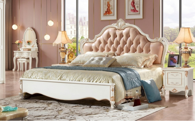 Royal Chesterfield Bed Bedroom Furniture Beds 180x200 Leather