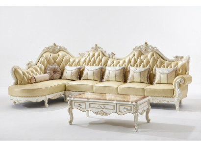 Classic Chesterfield Couch Sofa Upholstery Set Corner Sofa Baroque Corner