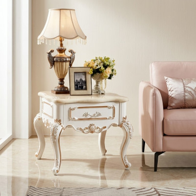 Side table tables living room luxury white table furniture coffee table new