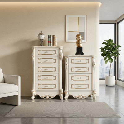 Chest of drawers dresser wooden tall cabinet sideboard