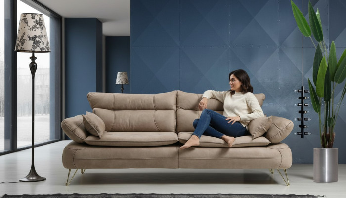 XXL three-seater sofa big living room couch sofas furniture upholstery couches
