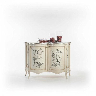 Classic sideboard wood dresser white cabinet cabinets luxury Italian new