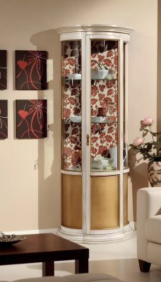 Luxury wooden display cabinet sideboard design cabinets Italian furniture cupboard