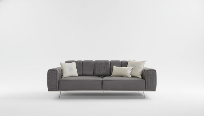 XXL Sofa 4 Seat Luxury Designer Couch Sofa Luxury Upholstery Italian Furniture