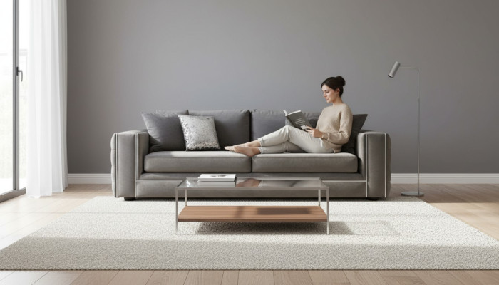 High-quality sofa, 4-seater upholstered sofas, designer couch, luxury Chesterfield sofa