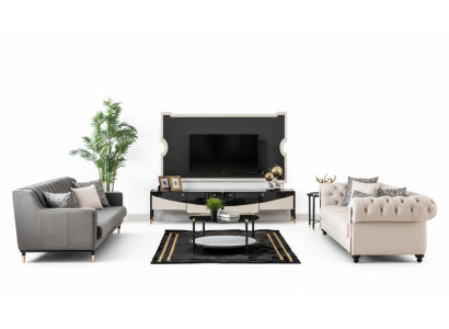 Sofa set couch set sofa upholstery furniture coffee table 3-piece Chesterfield