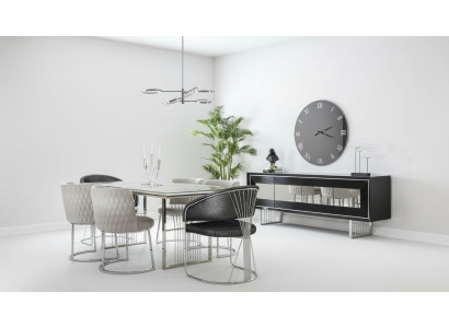 Dining group, dining room suite, dining table set, sideboard, luxury furniture, 4 chairs, table.