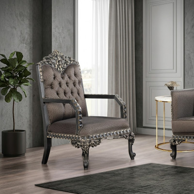Classic single-seater armchair luxury chair furnishing living room sofa 1-seater