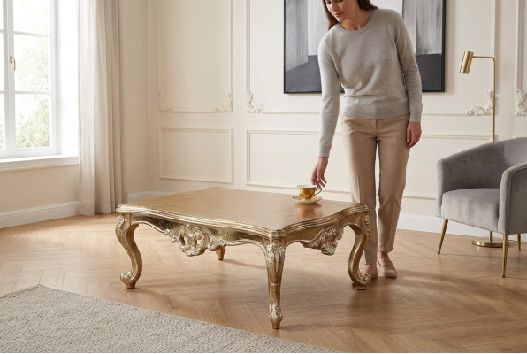 Living room table sofa tables classic side table serving table golden