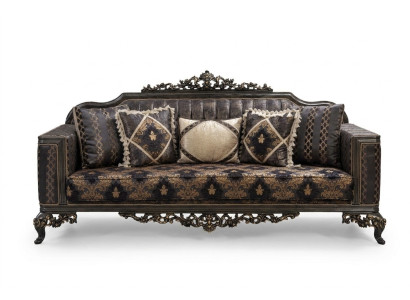 Chesterfield 3-Seater Designer Sofa Luxury Upholstered Sofas Couches Fabric Textile New