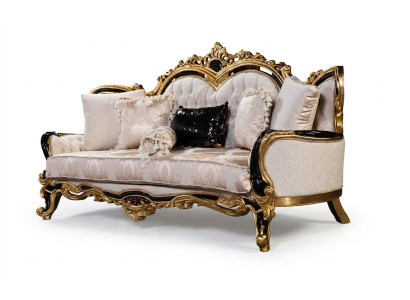 Chesterfield 3 Seater Designer Sofa Luxury Upholstered Sofas Couches Fabric Textile New