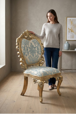 Dining chair upholstered chair without armrest luxury armchair chairs living room