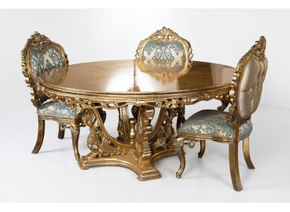 Complete Set Dining Table + 4 Chairs Dining Room Suite Dining Group Table Tables 5pc