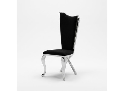 Set of 4 chairs dining chair wood luxury dining room fabric modern chairs