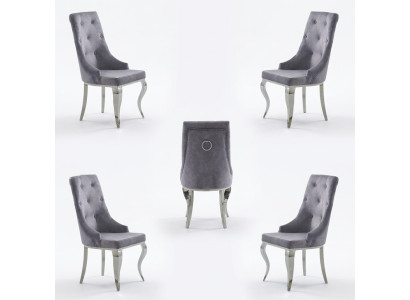 Set of Chairs 4x Group Dining Room New Set Design Armchair Chair