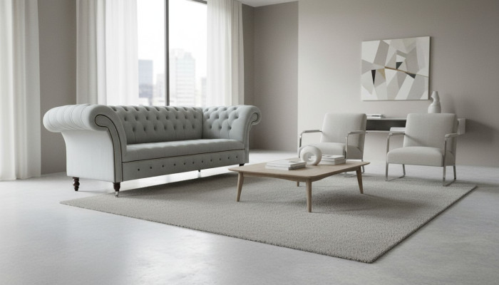 Designer sofa 3-seater Chesterfield couch upholstery sofas couches furniture