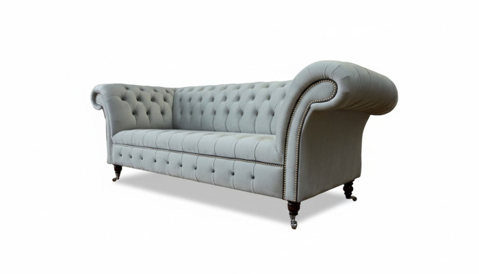 Designer sofa 3-seater Chesterfield couch upholstery sofas couches furniture