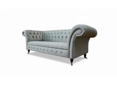 Designer sofa 3-seater Chesterfield couch upholstery sofas couches furniture