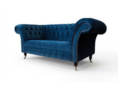 Chesterfield sofa couch upholstered couch 2-seater upholstered loveseat