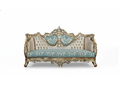 Sofa 3-seater designer sofa luxury upholstered sofas couches fabric textile new