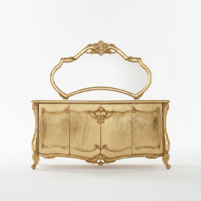Sideboard Mirror Luxury Dresser Set Furniture Dressers Sideboards Gold
