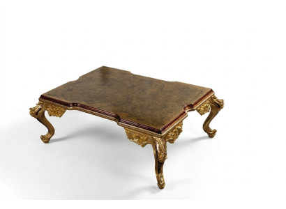 Baroque coffee table wood tables furniture living room classical