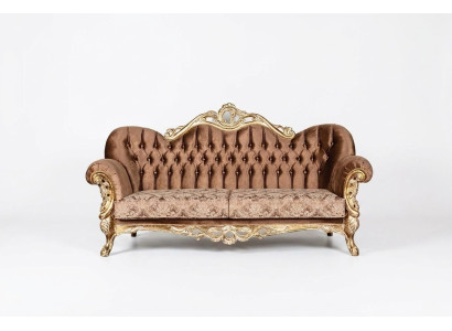 Classic Three-Seater Baroque Sofa Furniture 3-Piece French Furniture