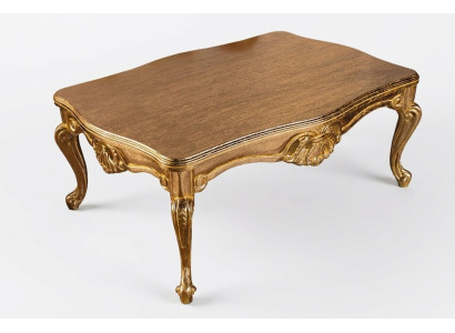 Luxury coffee table 136x90 Baroque Rococo tables rectangular decoration