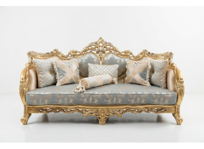 Classic three-seater baroque couch French furniture design 3-seater