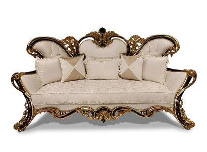 Living room sofa couch furniture classic decor 3-seater couches