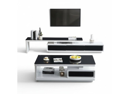 Designer Modern Sideboard Black and White Dresser TV Stands Luxury