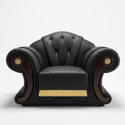 Luxury Armchair Chesterfield Single-Seater Couch Furniture Sofa 1-Seater