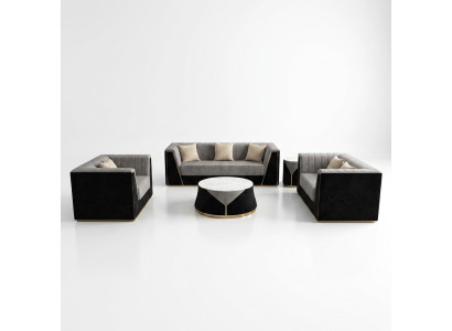 Medusa Sofa Set Furniture Couch Set 4-piece Complete Set Coffee Table
